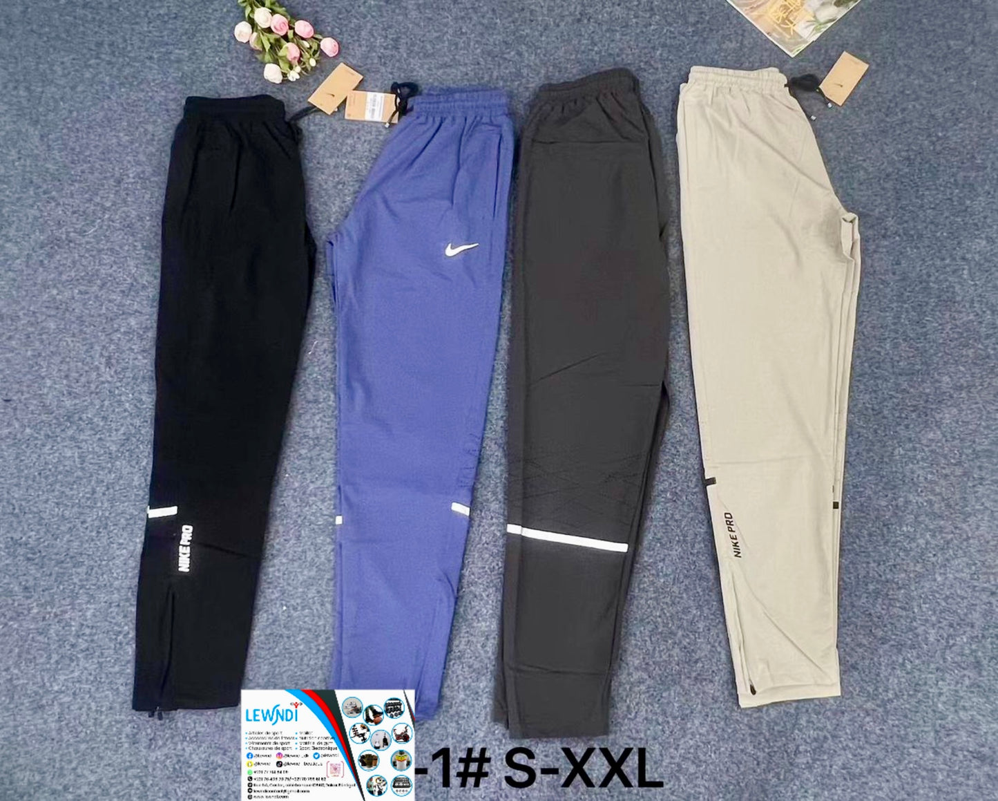 Pantalon Jogging Sport nike avec fermeture MSPJF03