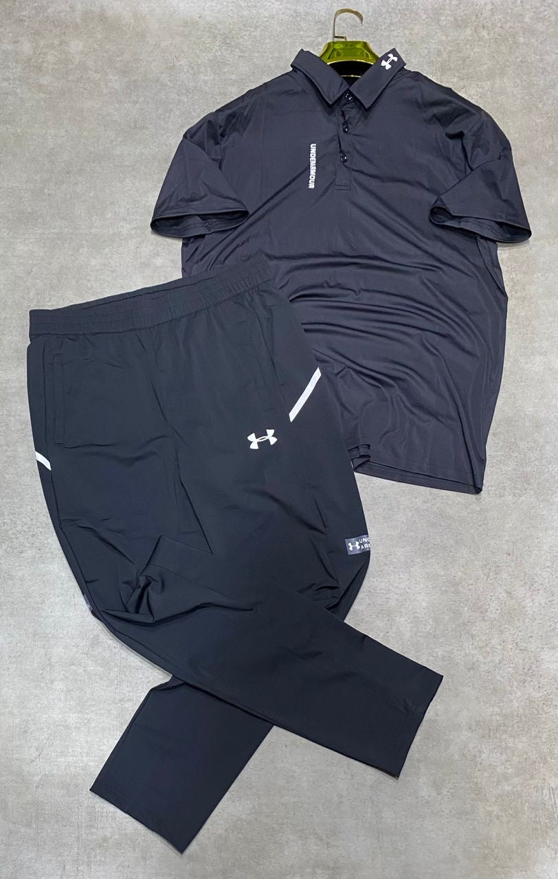 Ensemble Polo & Jogging Under Armour (noir/noir)– Style Sport Premium