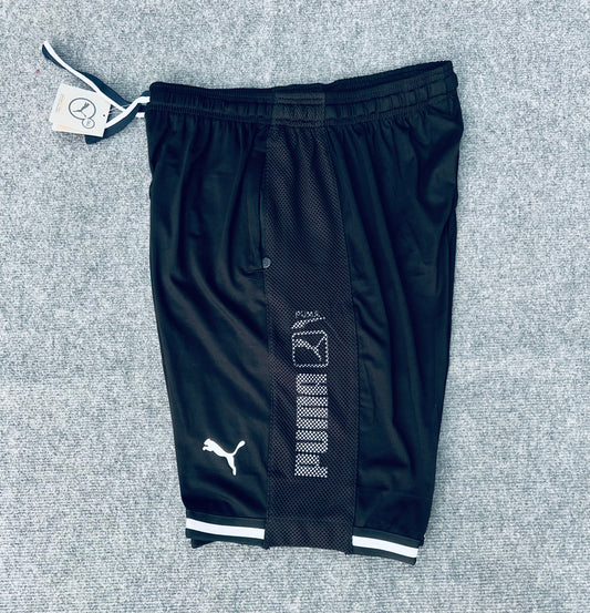Short loisir Puma noir (bande blanc) avec fermeture SSMSP07