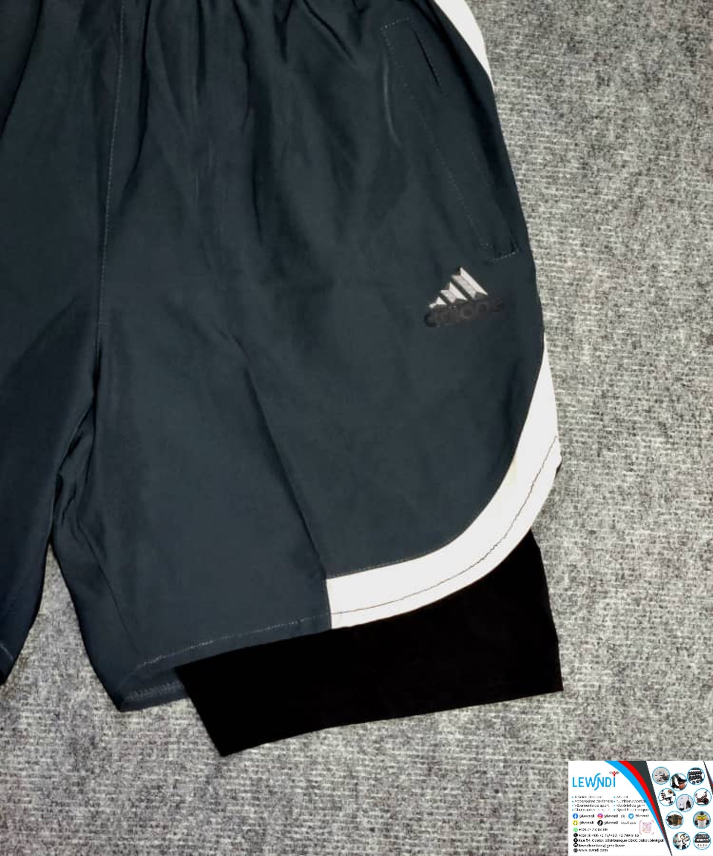 Short avec Cuissard (Gris) Adidas Pro LSSC10