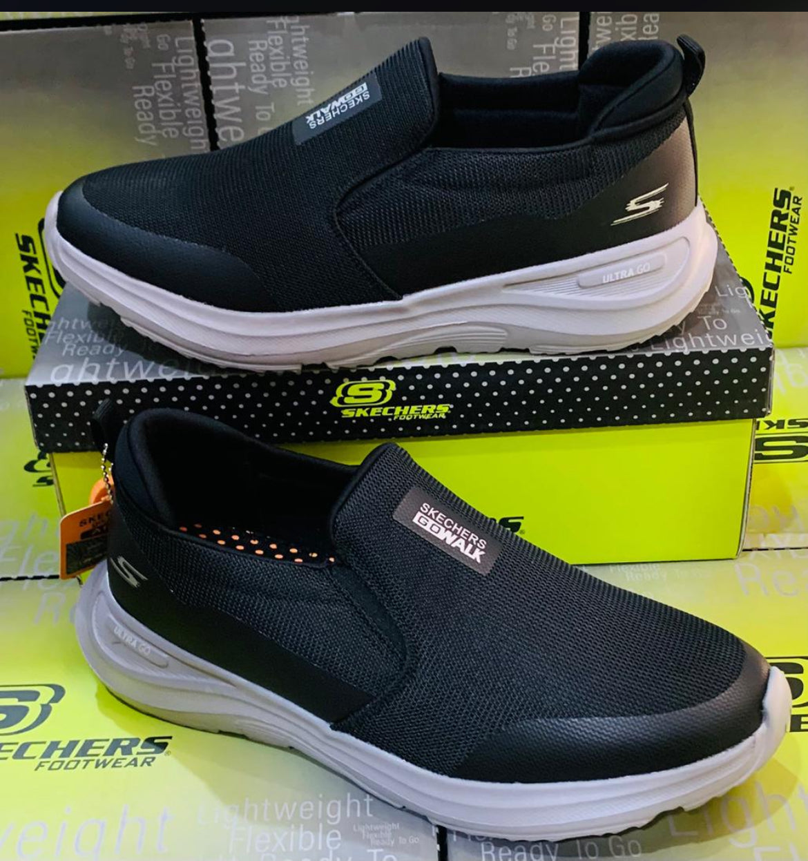 Chaussure Skechers (GoWalk) Flexible Noir