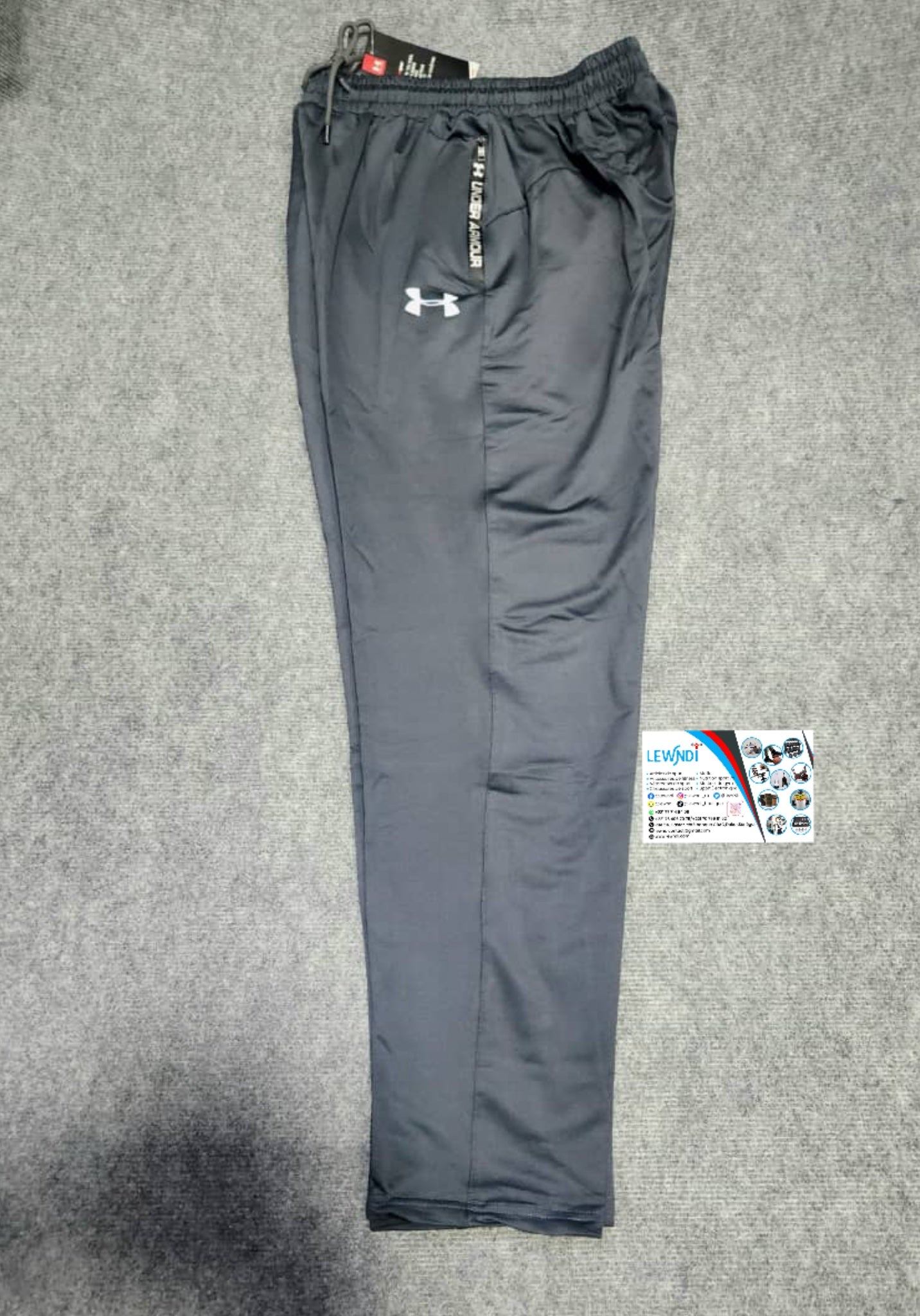 Pantalon jogging sport Under Armour (gris foncé) avec fermeture TSPJ04