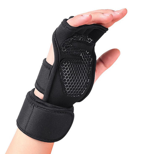Gants avec Bracelet de Poignet Sport Haute Élasticité Absorption de la Sueur Antidérapant