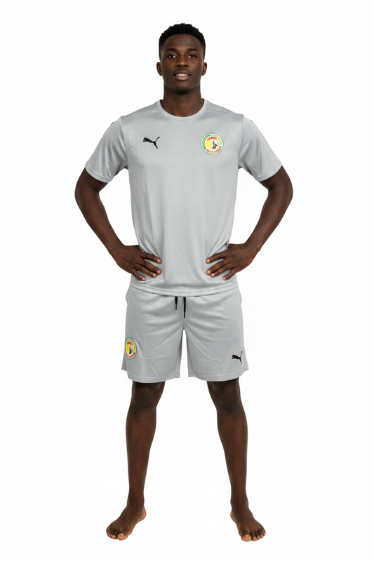 Ensemble maillot loisirs Senegal (gris) 2026 ESSLTS01