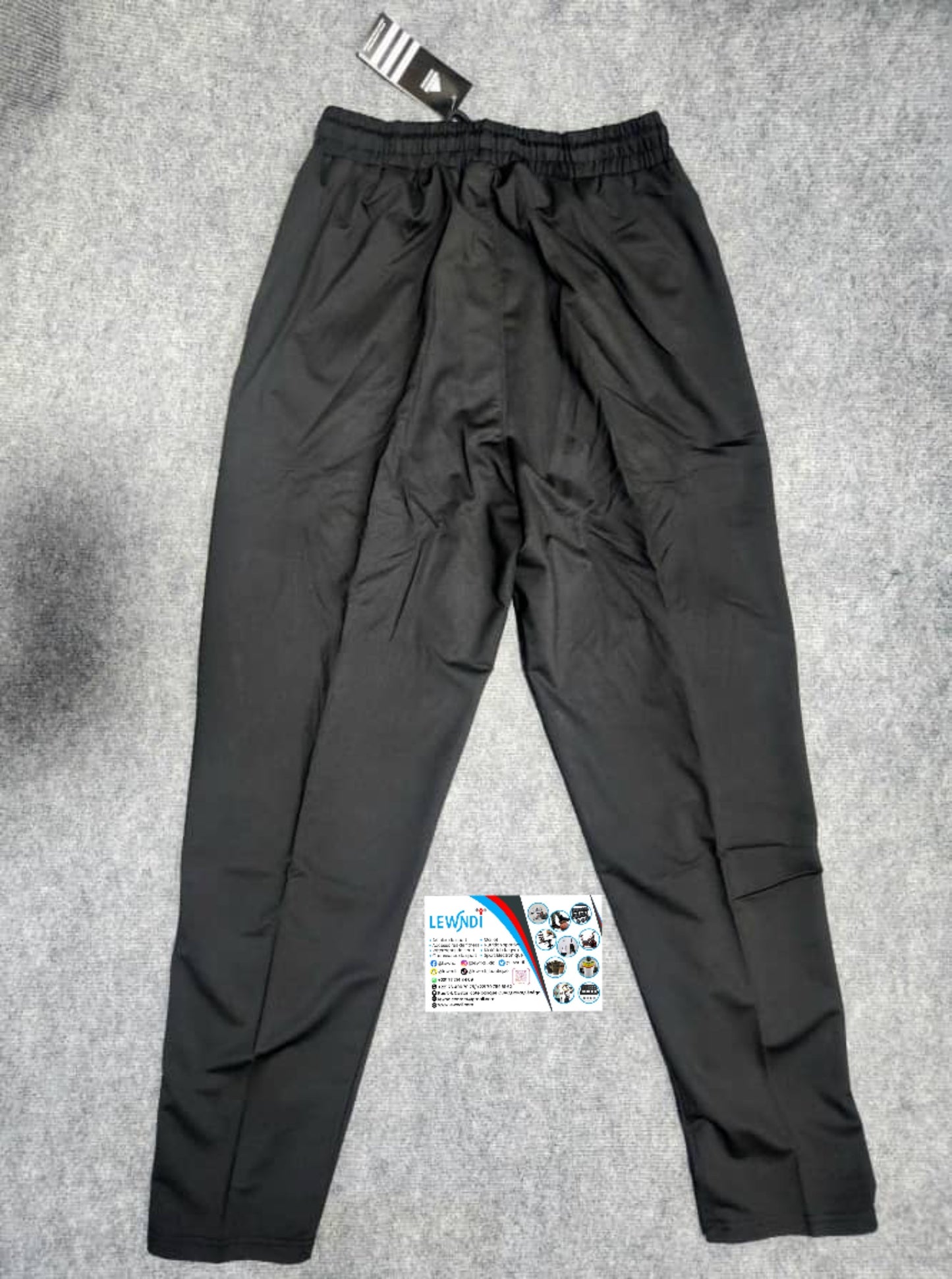 Pantalon jogging sport Adidas (Noir) avec fermeture TSPJ03