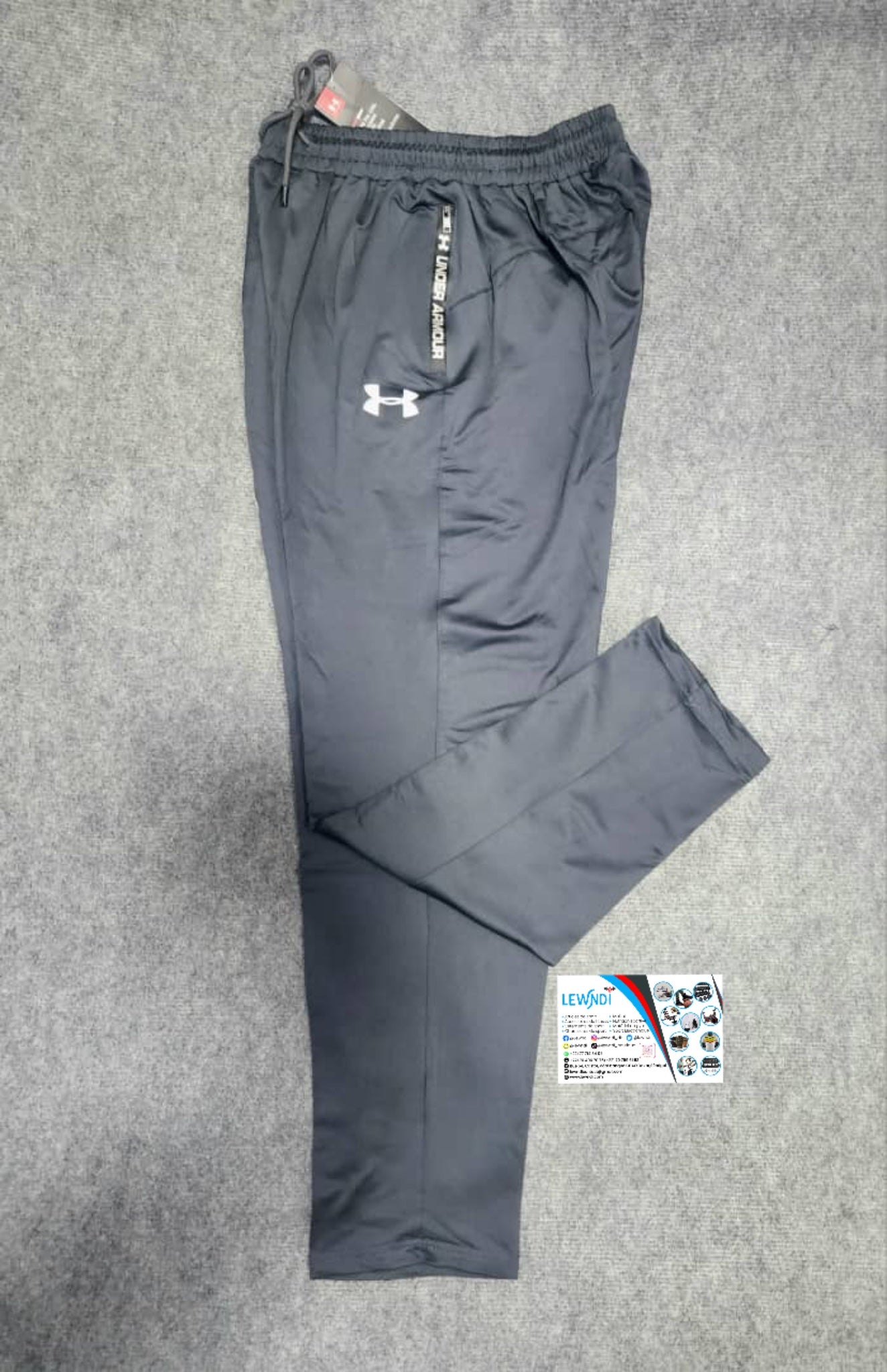 Pantalon jogging sport Under Armour (gris foncé) avec fermeture TSPJ04
