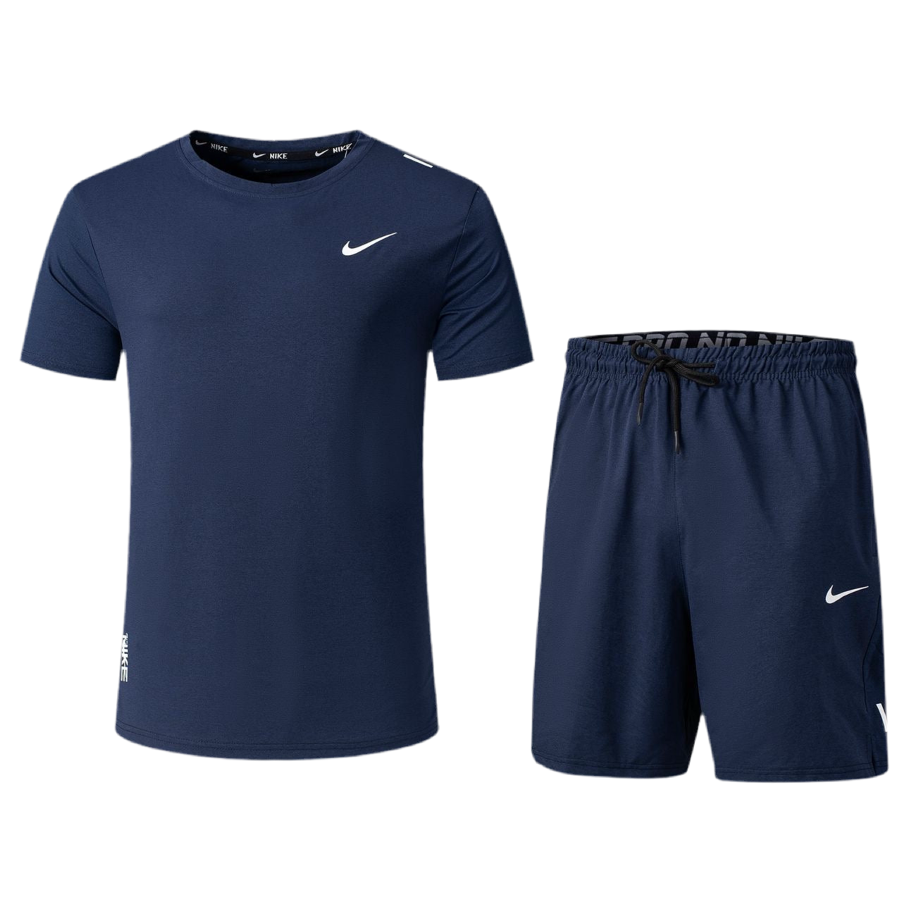 Ensemble de sport Nike Unisexe – T-shirt & Short (Marine)