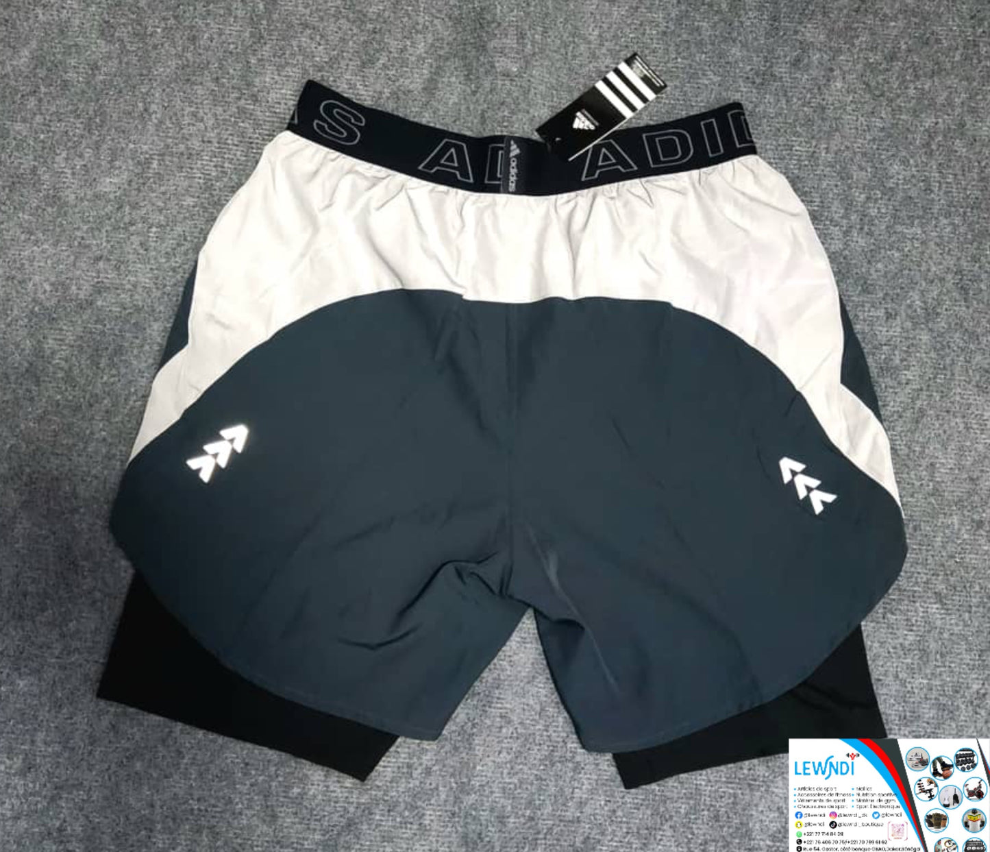 Short avec Cuissard (Gris) Adidas Pro LSSC10