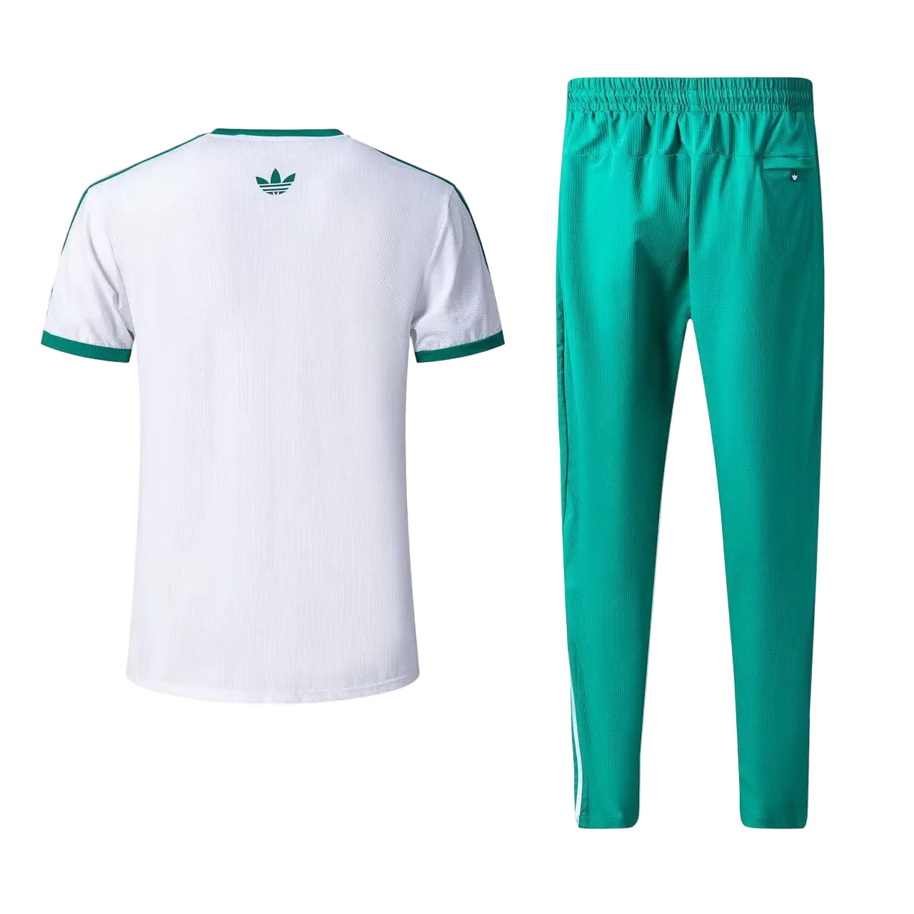 Ensemble Sénégal Premium – (Blanc) T-shirt avec pantalon ETPSMS02