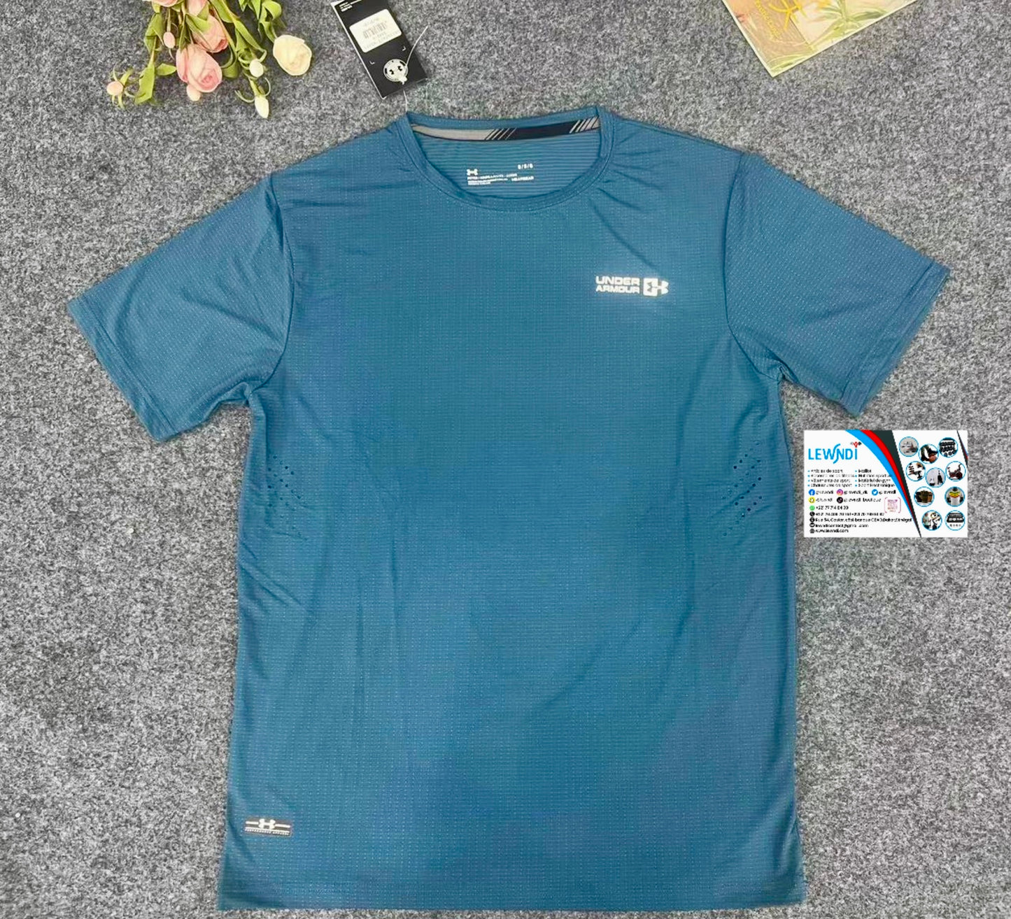 T-shirt sport fitness UA pro (Bleu) MSTS15