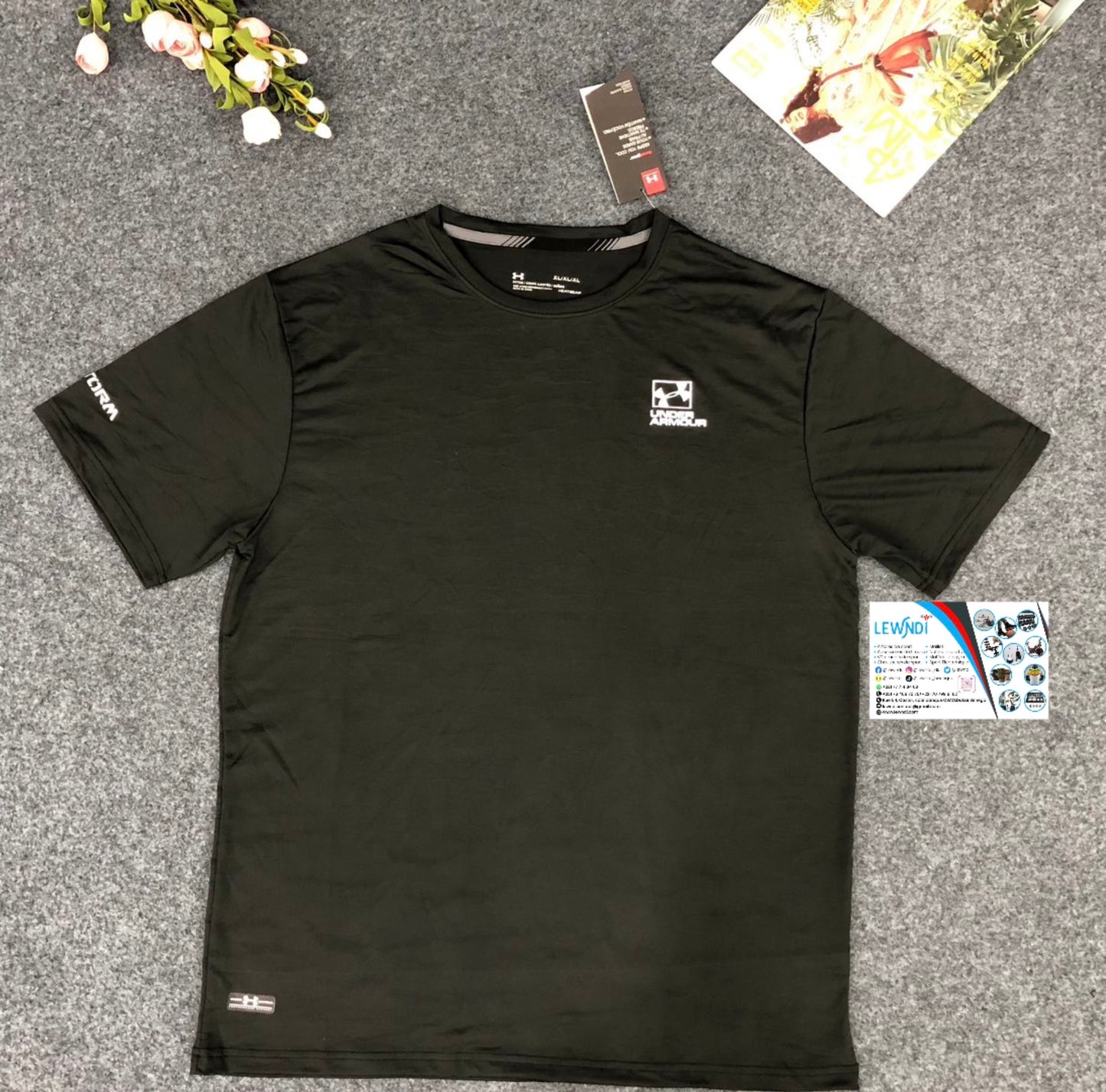 T-shirt sport fitness under armour (Noir) MSTS07