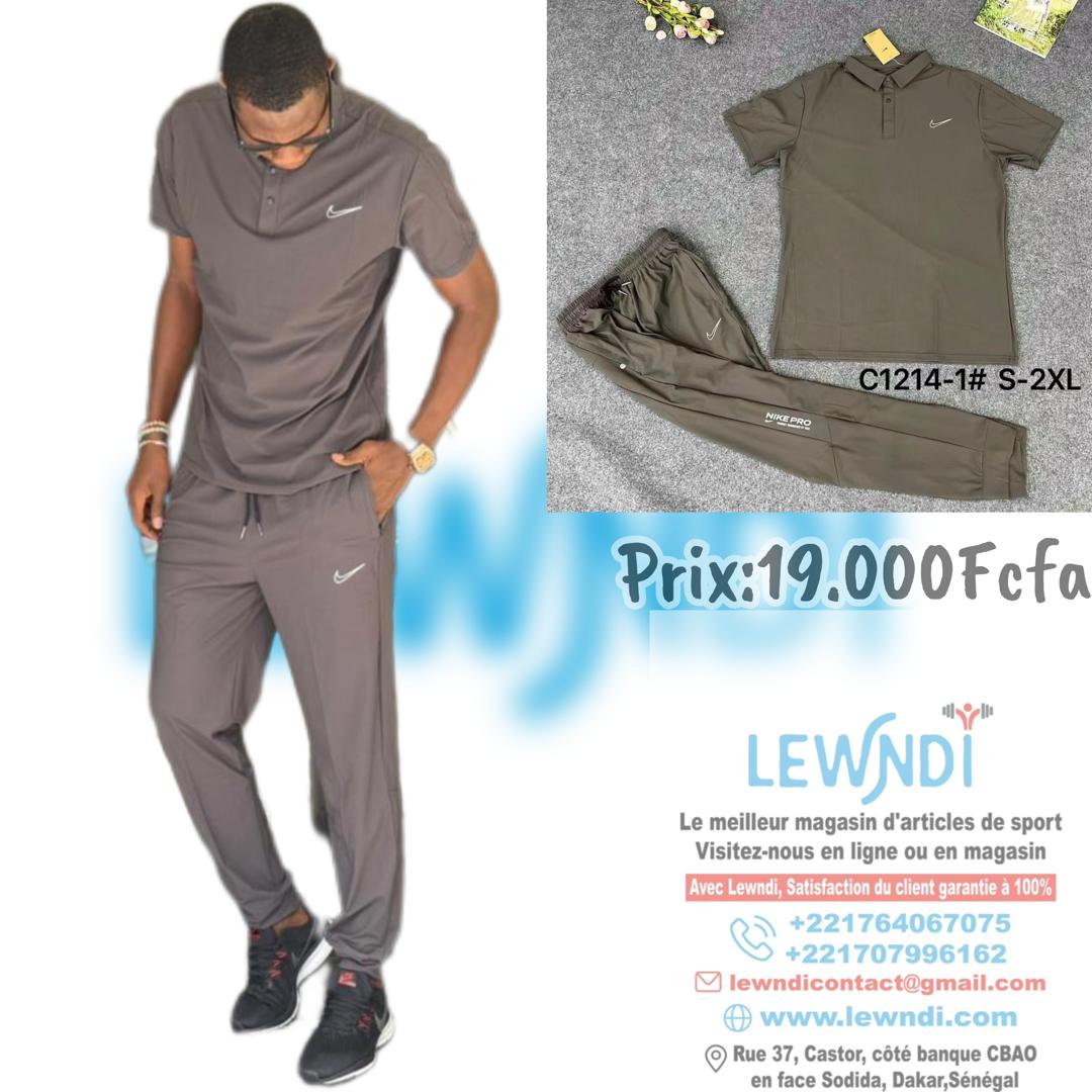 Ensemble classique col roulé avec pantalon (Gris) Nike ECPMS03