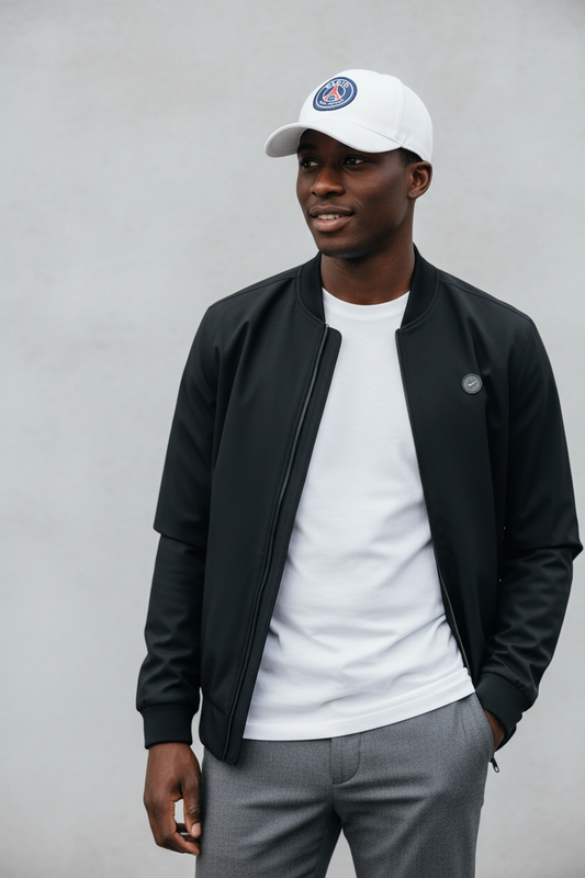 Casquette PSG Blanc Ajustable – Logo Paris Saint-Germain Brodé | Unisexe