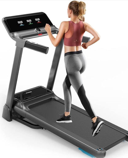 Tapis roulant électrique Multifunction, réglage de la vitesse à variation infinie du bouton, pliable