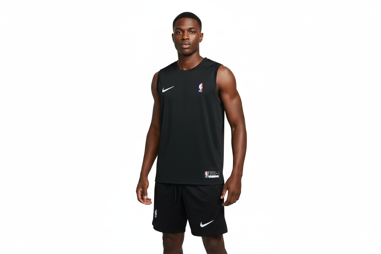 Ensemble derbardeur avec short compression confort dri-fit (Blanc/Noir disponible)
