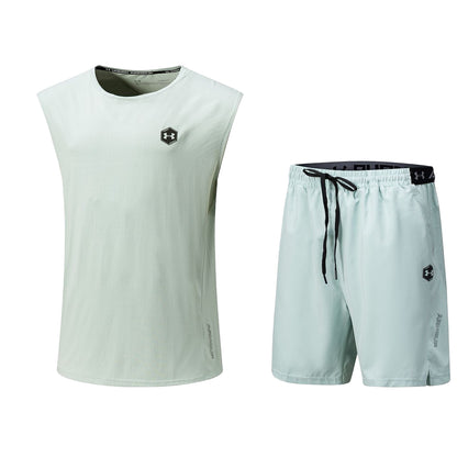 Ensemble de sport Débardeur avec short Under Armour (Vert mint) MSEDSUA09