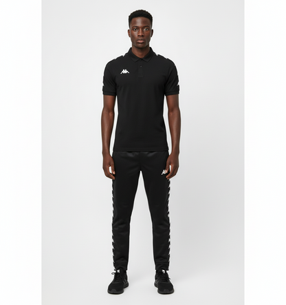 Ensemble Polo & Jogging Kappa (noir/noir)– Style Sport Premium