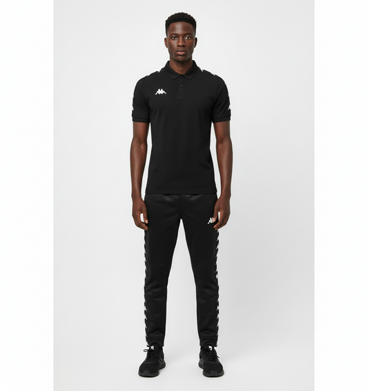 Ensemble Polo & Jogging Kappa (noir/noir)– Style Sport Premium