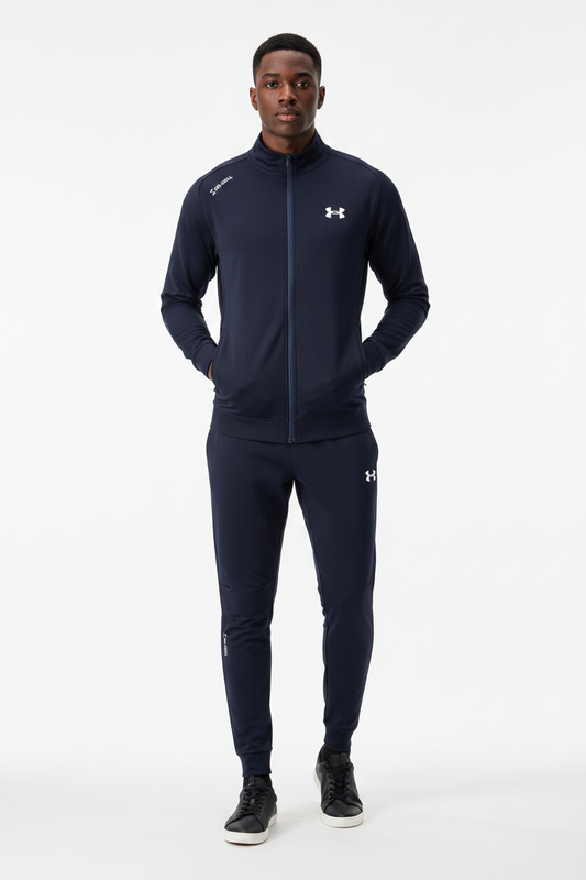 Ensemble Survêtement Classique UA Marine (coton leger) avec fermeture MSESUA03