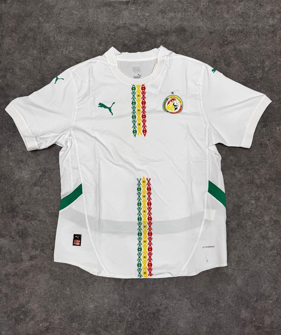Maillot officiel de l’équipe nationale du Sénégal (Lions de la Teranga) Domicile (blanc) 2025-2026