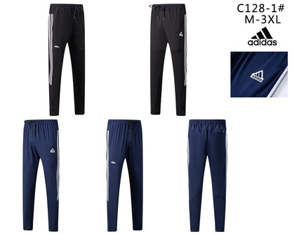 Pantalon jogging en coton avec fermeture – Confort & Style (Adi-das ) (Bleu et Noir disponible) PJCMSP02