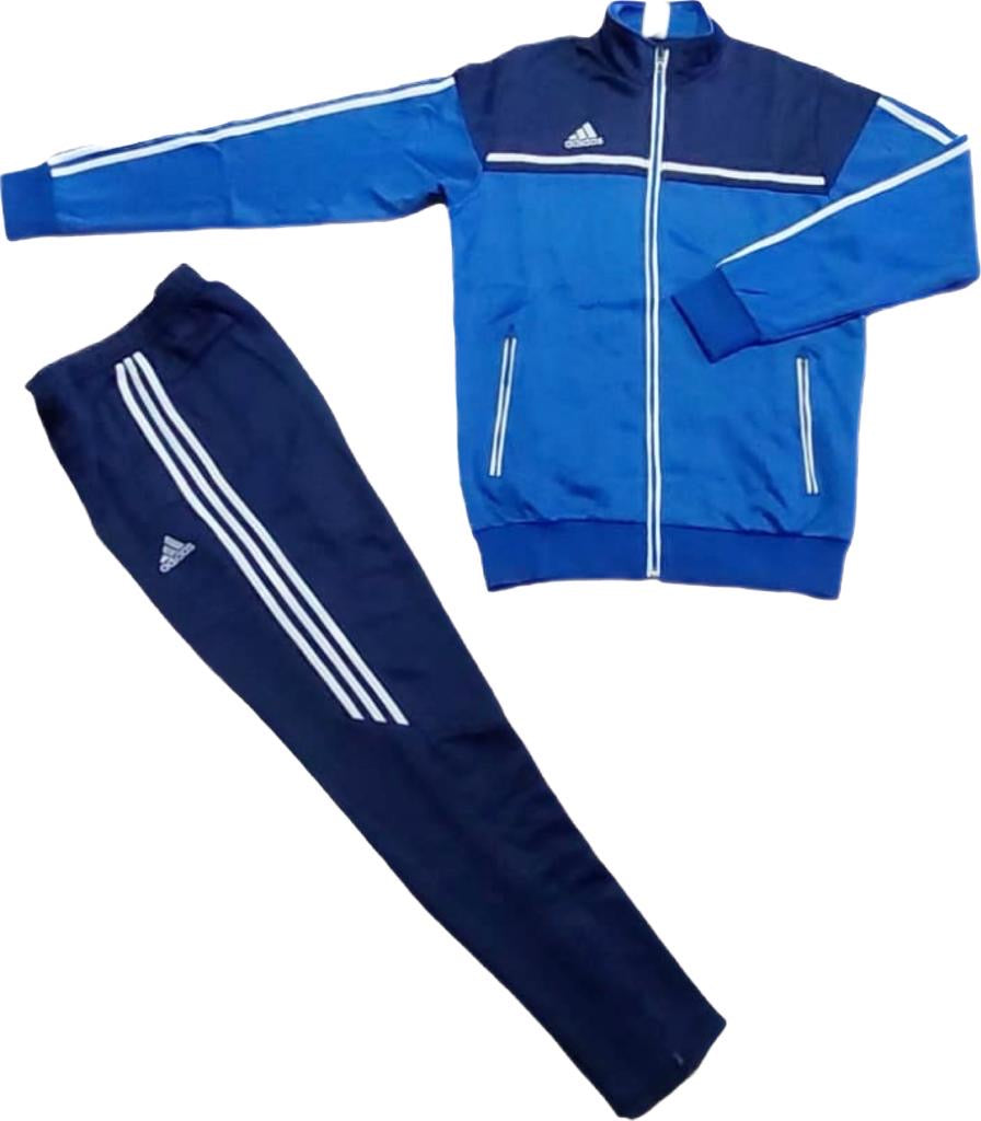 Ensemble Survêtement Loisir Adidas (Bleu/Marine) avec fermeture
