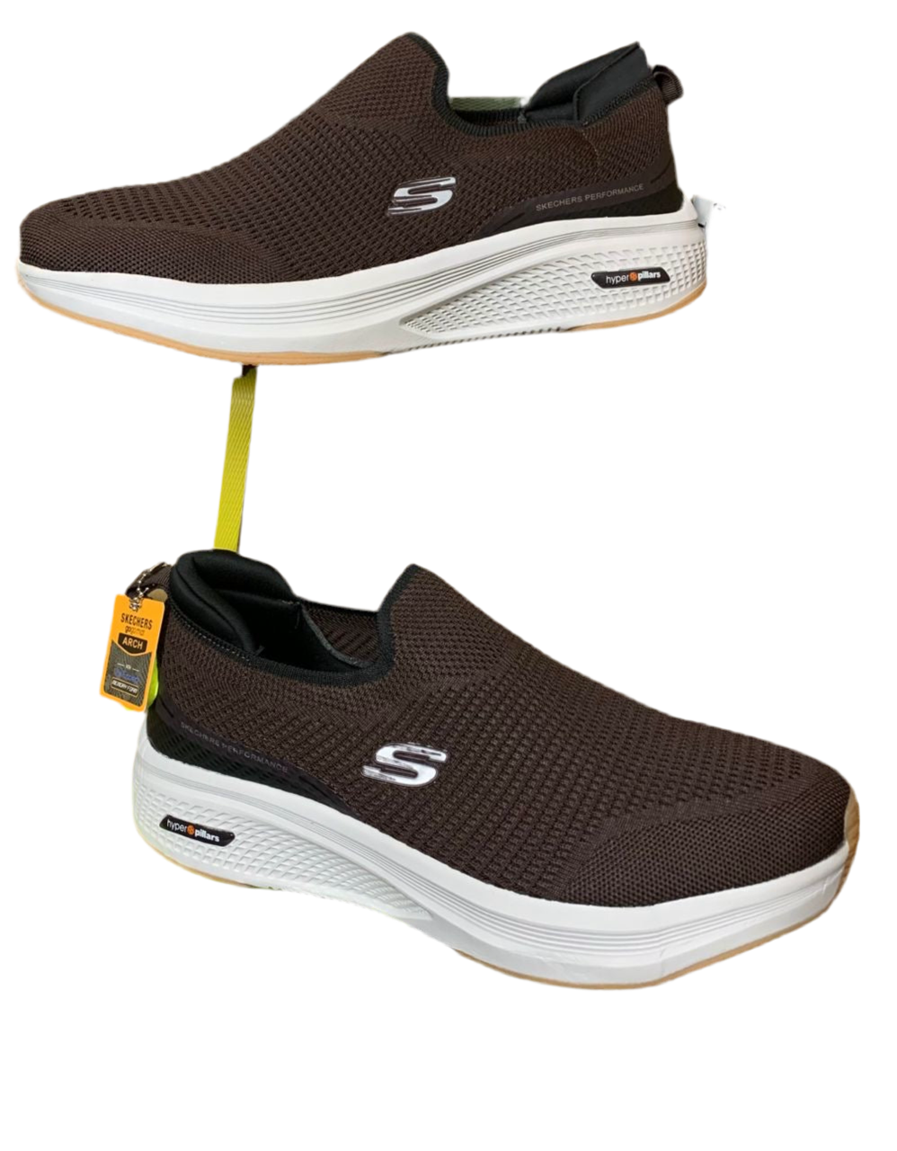 Chaussure Skechers BIG SIZE (Enfiler) Marron