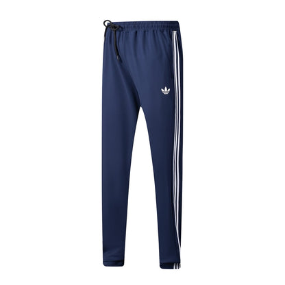 Pantalon jogging en coton avec fermeture – Confort & Style (Adi-das Originals ) (Bleu et Noir disponible) PJCMSP03