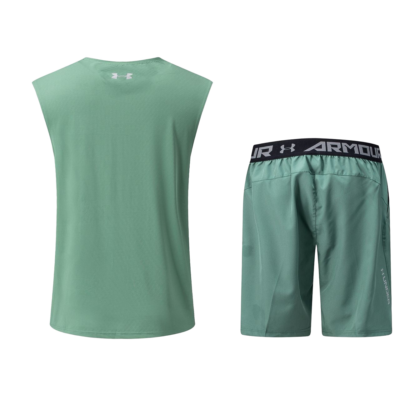 Ensemble de sport Débardeur avec short Under Armour (Olive) MSEDSUA11