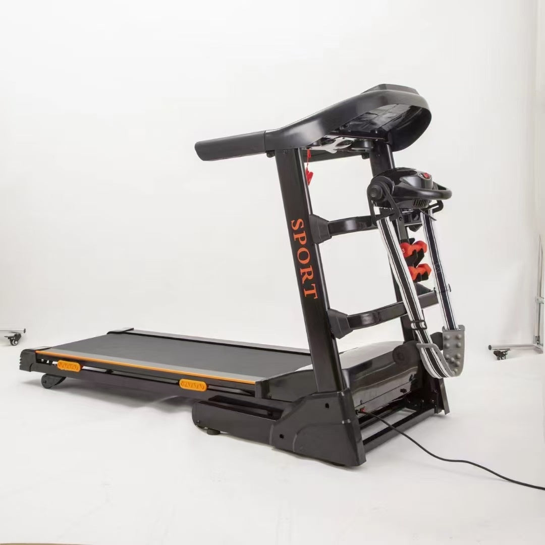 Tapis roulants avec station multifunction mini haltères et spinner dos