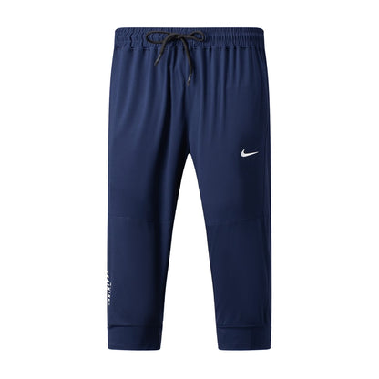 Pantacourt jogging sport en coton avec fermeture – Confort & Style (Ni-ke) (Bleu et Noir disponible) PCJCMSP05