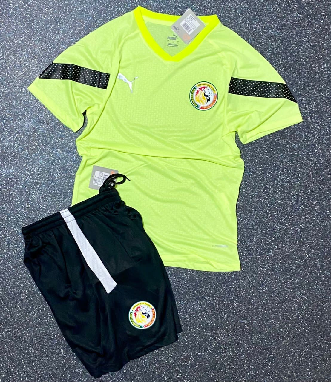 Ensemble maillot Sénégal loisir vert