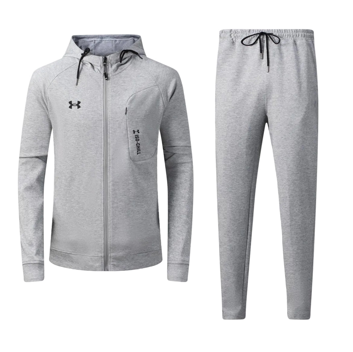 Ensemble survêtement Under Armour Gris avec capuche (coton) ECMSUA06
