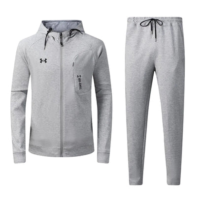 Ensemble survêtement Under Armour Gris avec capuche (coton) ECMSUA06