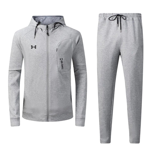 Ensemble survêtement Under Armour Gris avec capuche (coton) ECMSUA06