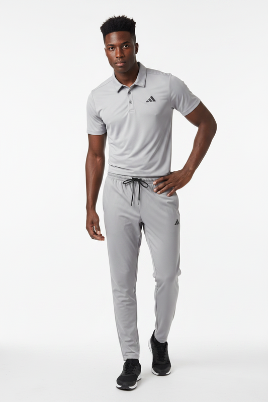 Ensemble col roulé Adidas avec pantalon jogging (Gris clair) ECPAMS04