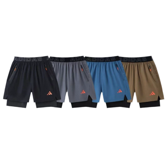 Nouveaux Shorts de Sport Adidas fitness avec cuissard intégrés MTSSC03