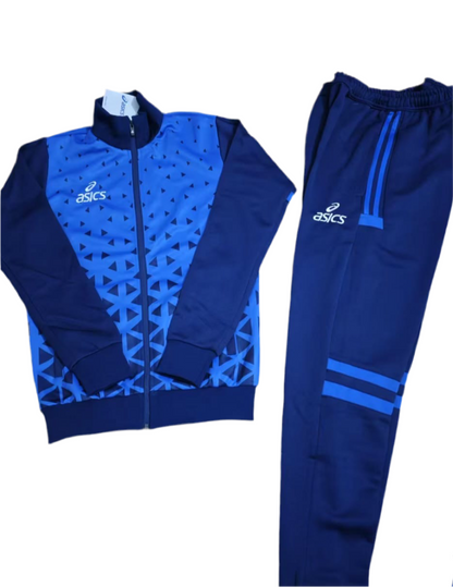 Ensemble Survêtement Loisir Asics (Bleu/Marine) avec fermeture