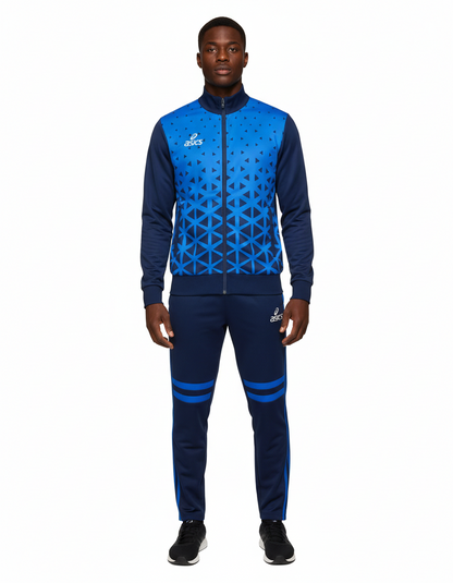 Ensemble Survêtement Loisir Asics (Bleu/Marine) avec fermeture