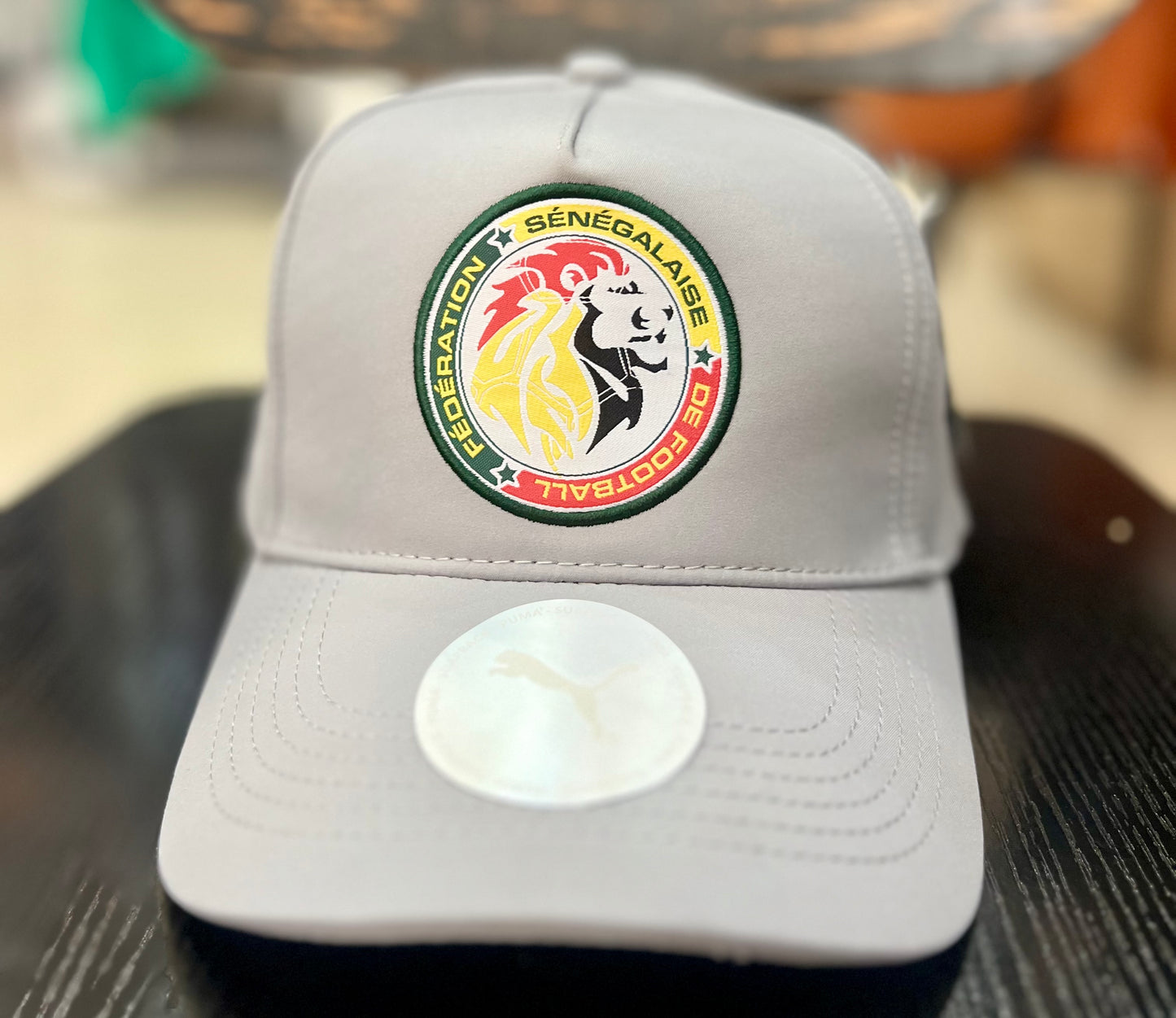 Casquette Sénégal Gris Ajustable – Logo Brodé | Unisexe