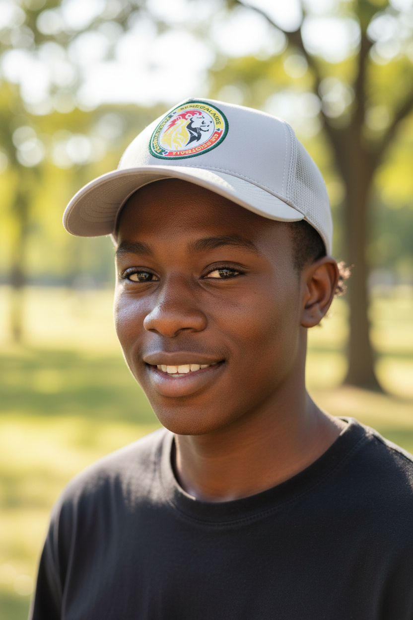 Casquette Sénégal Gris Ajustable – Logo Brodé | Unisexe