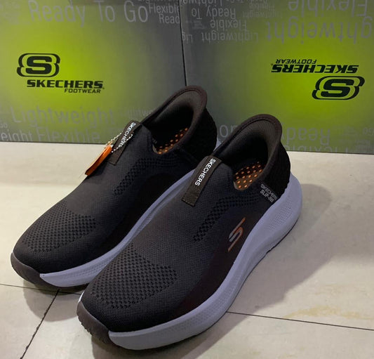 Chaussure Skechers enfiler (SLIPS-INS) Marron