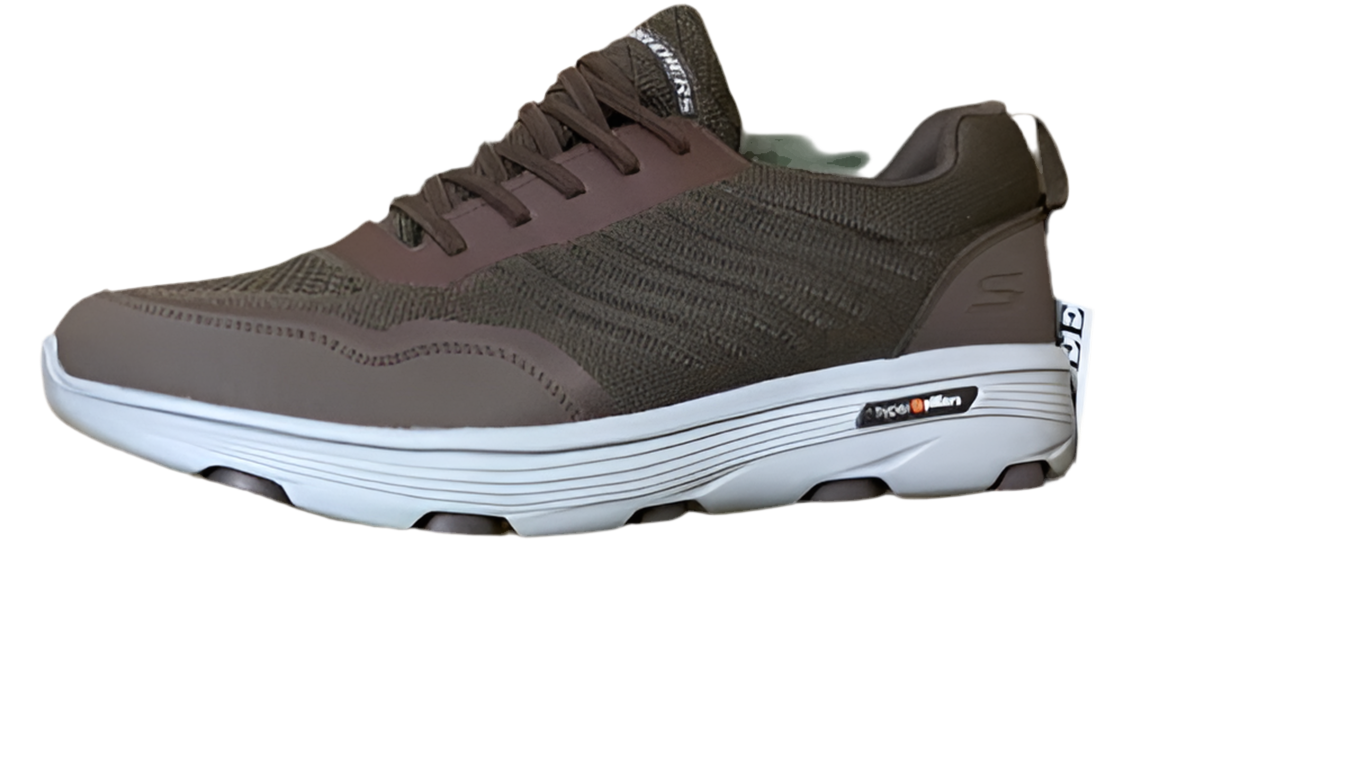 Chaussure Skechers BIG SIZE (Arch) avec lacets Marron