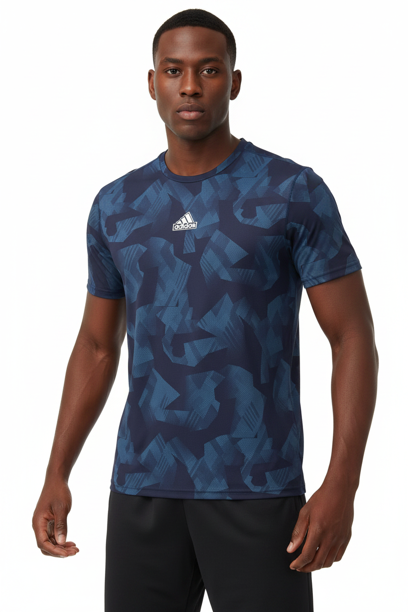 T-shirt Homme à Motif Géométrique – Confort & Style (adidas) (4 couleurs disponibles pour choisir) TASMSF01