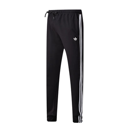 Pantalon jogging en coton avec fermeture – Confort & Style (Adi-das Originals ) (Bleu et Noir disponible) PJCMSP03