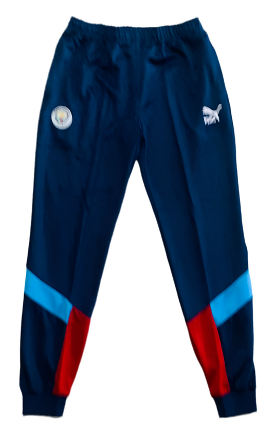 Pantalon jogging club football Manchester City Marine (cheville ferme)
