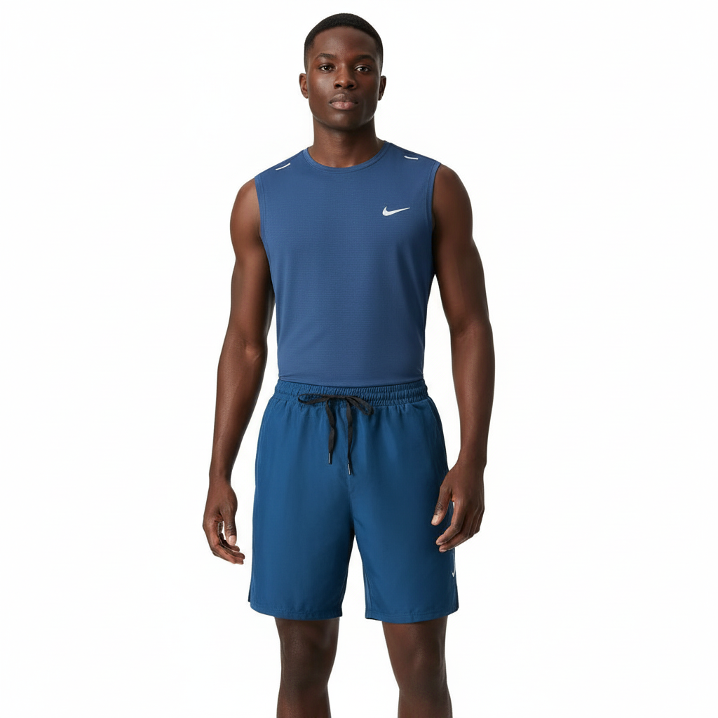 Ensemble de sport Débardeur avec short Nike (Bleu) MSEDSN01