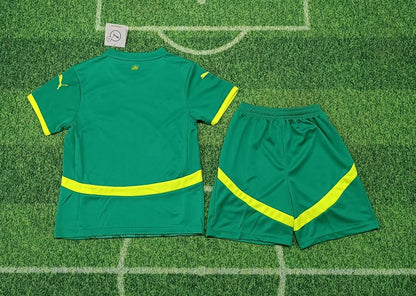 Ensemble Maillot Sénégal (Lions de la Teranga) pour Enfants Extérieur (vert) 2025-2026