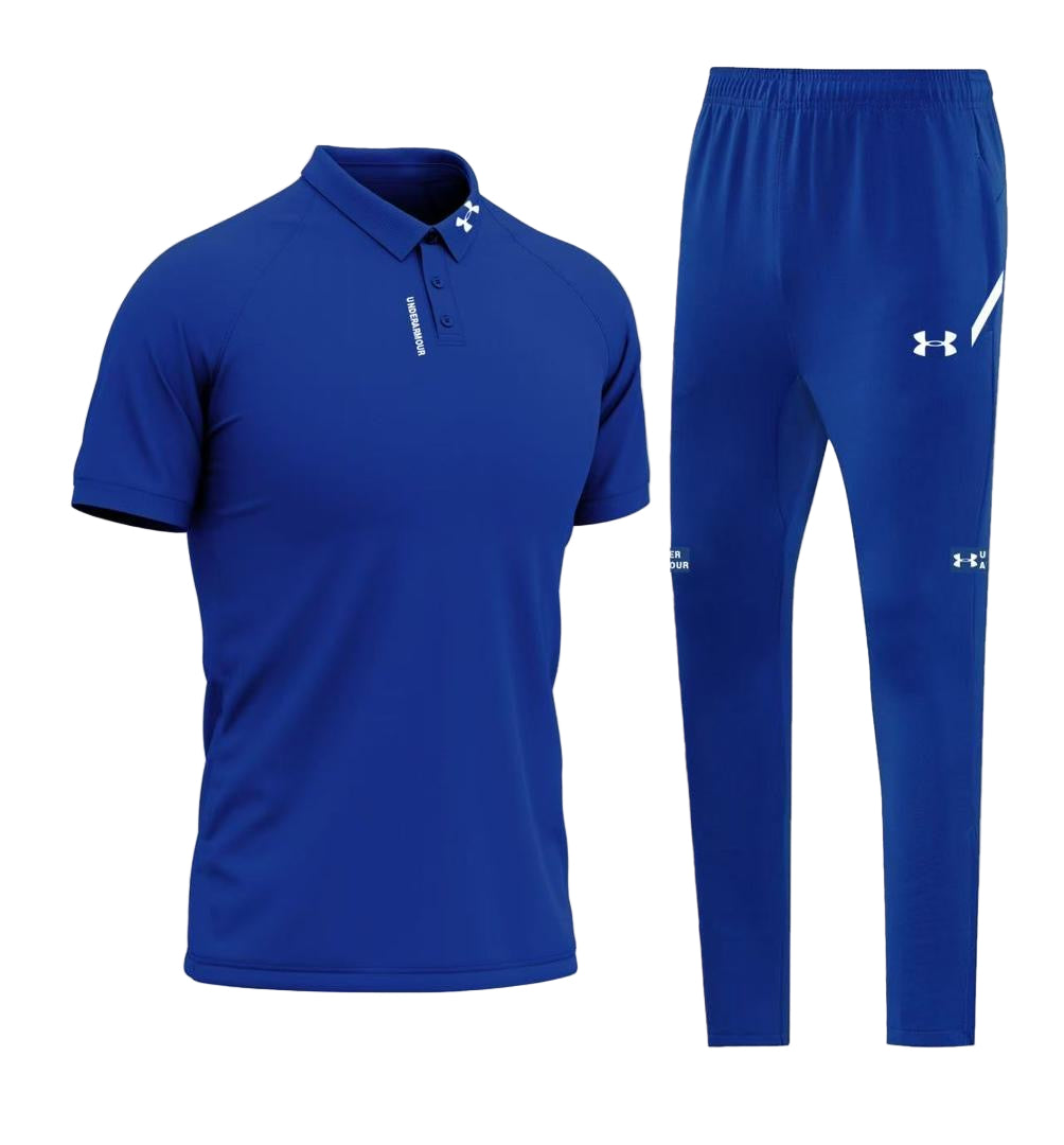 Ensemble Polo & Jogging Under Armour (bleu/bleu)– Style Sport Premium