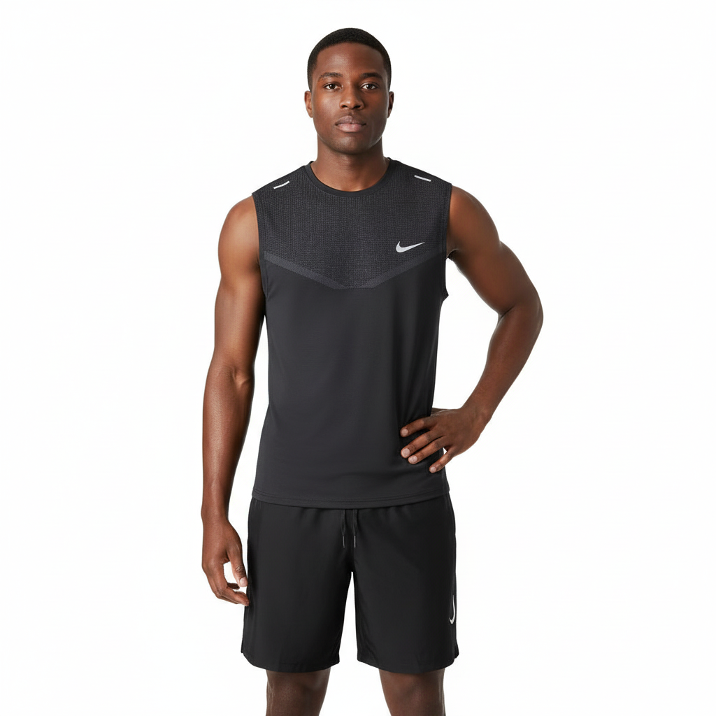 Ensemble de sport Débardeur avec short Nike (noir) MSEDSN03